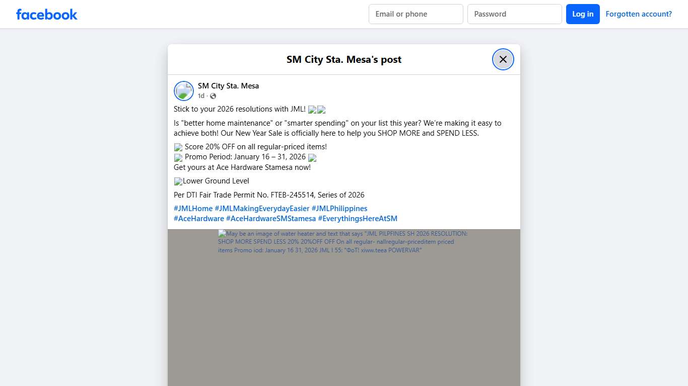 Stick to your 2026 resolutions with... - SM City Sta. Mesa Facebook